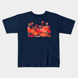 Pink flamingos Kids T-Shirt